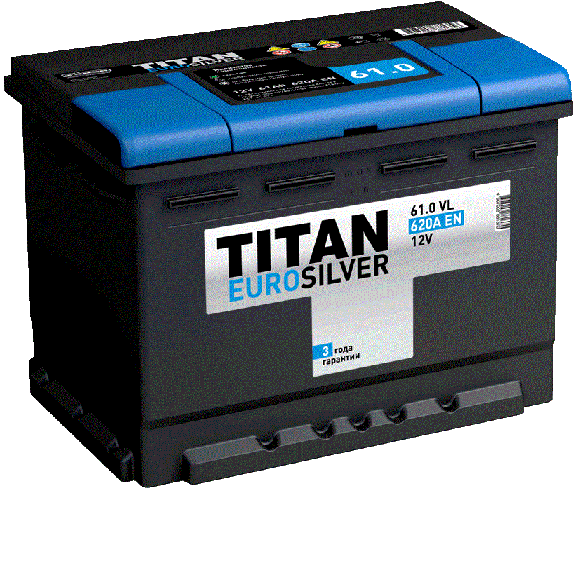 Аккумулятор. Аккумулятор Titan EUROSILVER 6ct-60.0 VL. Аккумулятор Titan EUROSILVER 6ct-56.1 VL. Аккумулятор Титан евро Сильвер 76. Аккумулятор Титан евро Сильвер 61.1.