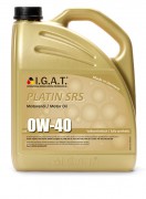 Моторное масло IGAT PLATIN SRS 0W-40, 4 л