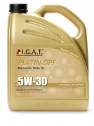 Моторное масло IGAT PLATIN DPF 5W-30, 4 л