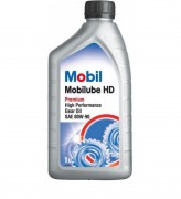 Трансмиссионное масло Mobilube HD 80W-90, 1 л.
